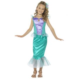 Disfraz de Sirena de Lujo para Niña