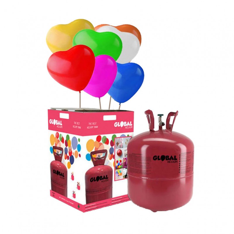 Bombona de Helio desechable Grande para globos