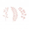 9 Ramas con Hojas Decorativas