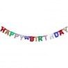 Banderín Happy Birthday 16 x 166 cm