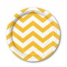 8 Platos Redondos Chevron 18 cm