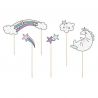 5 Toppers Unicornio