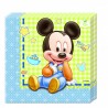 20 Servilletas Baby Mickey 33 cm