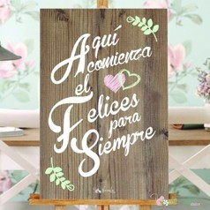 Carteles de Boda Originales